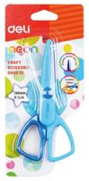 Ножницы детские "Deli. Neon", цвет: в ассортименте, 136 мм, арт. ED60001