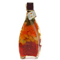 Бутылка декоративная "Овощи", 12х6,5х26 см
