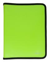 Папка для тетрадей на молнии "Silwerhof. Neon", цвет: салатовый, A5, 210х260х25 мм, арт. 671951