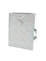 Пакет бумажный "Серебряный глянец", 23х27х8 см