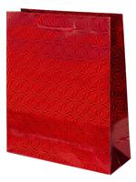 Пакет бумажный "Красный глянец", 23х27х8 см