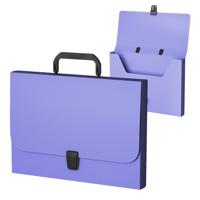 Портфель пластиковый "Matt Pastel", FC, фиолетовый, (в пакете)