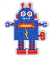 Термоаппликации "Робот", 6,7х8 см, цвет: синий, 10 штук, арт. TBY.2219 (количество товаров в комплекте: 10)