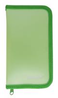 Пенал "Silwerhof. Gems", цвет: зеленый, 190х110х28 мм, 1 отделение, арт. 850959
