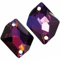 Нашивные кристаллы Swarovski, 20x16 мм, кристалл с эффектом, цвет: crystal volc,арт. 3265/E