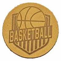 Термоаппликация "Баскетбол", 5,5 см, дизайн №8 (цвет: 48 песочный), арт. 552166