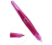 Ручка перьевая для левшей "Easyoriginal", перо М, корпус малиново-розовый + картридж синий