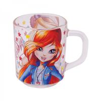 Кружка стеклянная "Winx Club. Дизайн 1", 230 мл