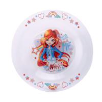 Тарелка стеклянная "Winx Club. Дизайн 1", 19,5 см