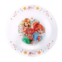 Тарелка стеклянная "Winx Club. Дизайн 2", 19,5 см