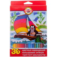 Комплект карандашей цветных "Крот", 36 цветов (4 упаковки в комплекте) (количество товаров в комплекте: 4)