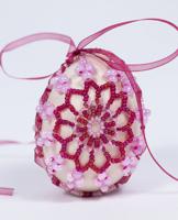 Набор для бисероплетения "Пасхальное яйцо. Распустившийся цветок", 4,6х6,2 см