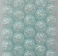 Бусины на нитях "Сахарный кварц", круглые, 8 мм, цвет светло-бирюзовый, около 45 бусин (арт. МБ.УТ1-11170)
