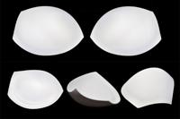 Чашечки корсетные с эффектом push-up "CC-72", размер 70, цвет: белый (10 пар)