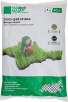 Семена газона "Зеленый квадрат. Газон для Крыма. Декоративный", 1 кг