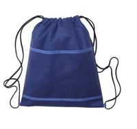 Рюкзак для обуви и вещей, 38х32 см, цвет синий (арт. П-14-1)