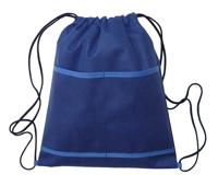 Рюкзак для обуви и вещей, 30х25x16 см, цвет синий (арт. П-13-1)