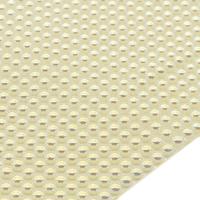 Полотно из жемчужных полубусин, термоклеевое, 4 мм, цвет: белый АВ, 30x25 см (арт. 4AR018)