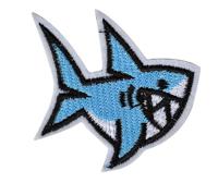 Термоаппликации "Акула", 6х5,7 см, цвет: голубой, 10 штук, арт. TBY.2220 (количество товаров в комплекте: 10)