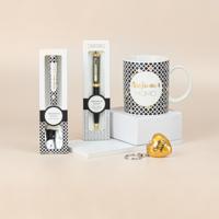 Подарочный набор из кружки, ложки, брелка и ручки B&G "Любимая мама"