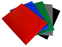 Папка на резинке "Бюрократ", цвет: ассорти, A4, арт. -PR05