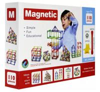 Магнитный конструктор "Magnetic", 110 элементов