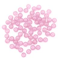 Бусины стеклянные "Candy", 6 мм, цвет: 2 нежно-розовый, 65 штук, арт. 4AR350
