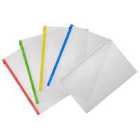 Папки-конверты на zip-молнии "Аttache", A4, 160 мкм, 5 штук