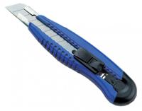Нож канцелярский KW-trio, цвет: синий, 18 мм, арт. 3713blu