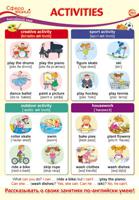 Плакат А3 "Английский язык в начальной школе. Activities" (мероприятия)