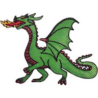 Термоаппликация Prym "Дракон", цвет зеленый (арт. 925459)