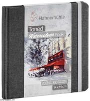 Альбом для акварели "Watercolour book", 14х14 см, 30 листов, цвет: серый