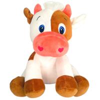 Мягкая игрушка "Корова", коричневая (23 см)