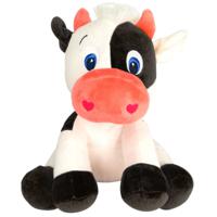 Мягкая игрушка "Корова", черная (23 см)