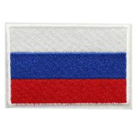 Термоаппликация "Флаг России", 7x5 см, арт. 5AS-310