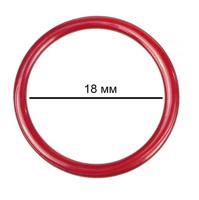 Кольца для бюстгальтера, 18 мм, цвет: SD163 красный, 100 штук