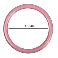 Кольца для бюстгальтера, 18 мм, цвет: S256 розовый рубин, 100 штук