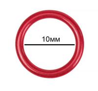 Кольца для бюстгальтера, 10 мм, цвет: SD163 красный, 100 штук