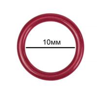 Кольца для бюстгальтера, 10 мм, цвет: S059 темно-красный, 100 штук