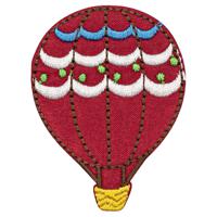 Термоаппликация "Красный воздушный шар", 4x5,5 см