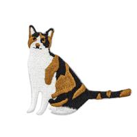 Термоаппликация "Трехцветная кошка", 7x6 см