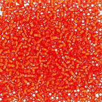Бисер круглый "TOHO", 15/0, 500 грамм, цвет: 0025 оранжево-красный