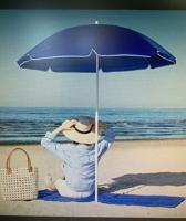 Зонт пляжный "Морской 2" (диаметр 200 см)