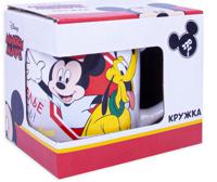Кружка фарфоровая "Mickey Mouse (Микки Маус). Дизайн 1", 220 мл (в подарочной упаковке)