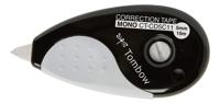 Корректор-лента Tombow "MONO Grip", корпус: чёрный, серый, 5 мм x 10 м