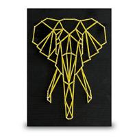Набор для творчества стринг арт "Слон минимализм", арт. A4М003