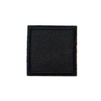 Термозаплатки квадратные, 30x30 мм, цвет Black (черный), 4 штуки (арт. LA430)
