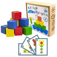 Обучающий набор "Кубики мозаика с карточками"