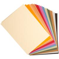 Цветная бумага "Tulipe", 500x650 мм, 24 листа, 160 г/м2, пастельные оттенки, легкое зерно