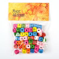 Бусины деревянные детские "Magic 4 Hobby", 12 мм, цвет ассорти, 40 грамм, 85&#177;3 штуки (арт. MG-B 124)